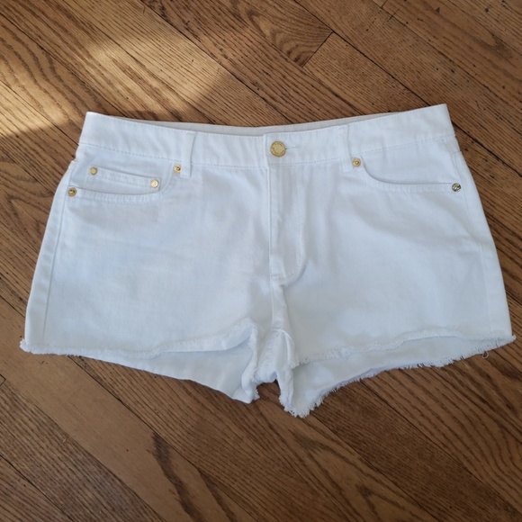 Michael Kors White Denim Shorts 
